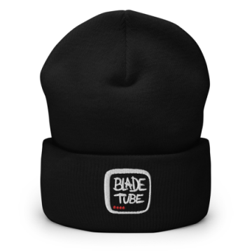 BladeTube - Black Cuffed Beanie TV Logo image